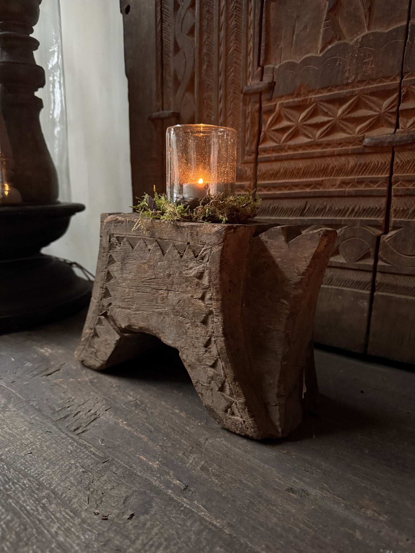 Ornament powder candlestick