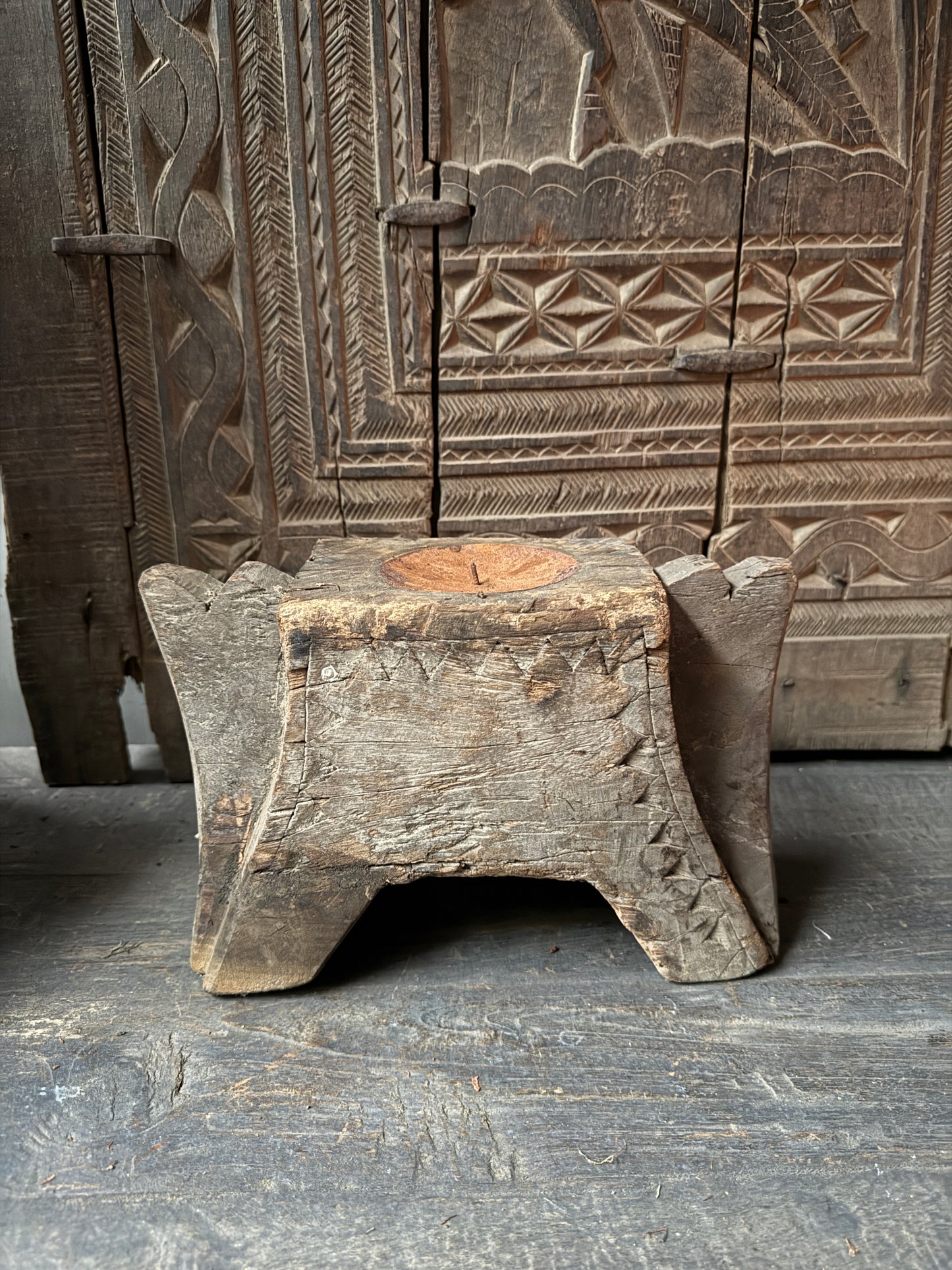 Ornament powder candlestick