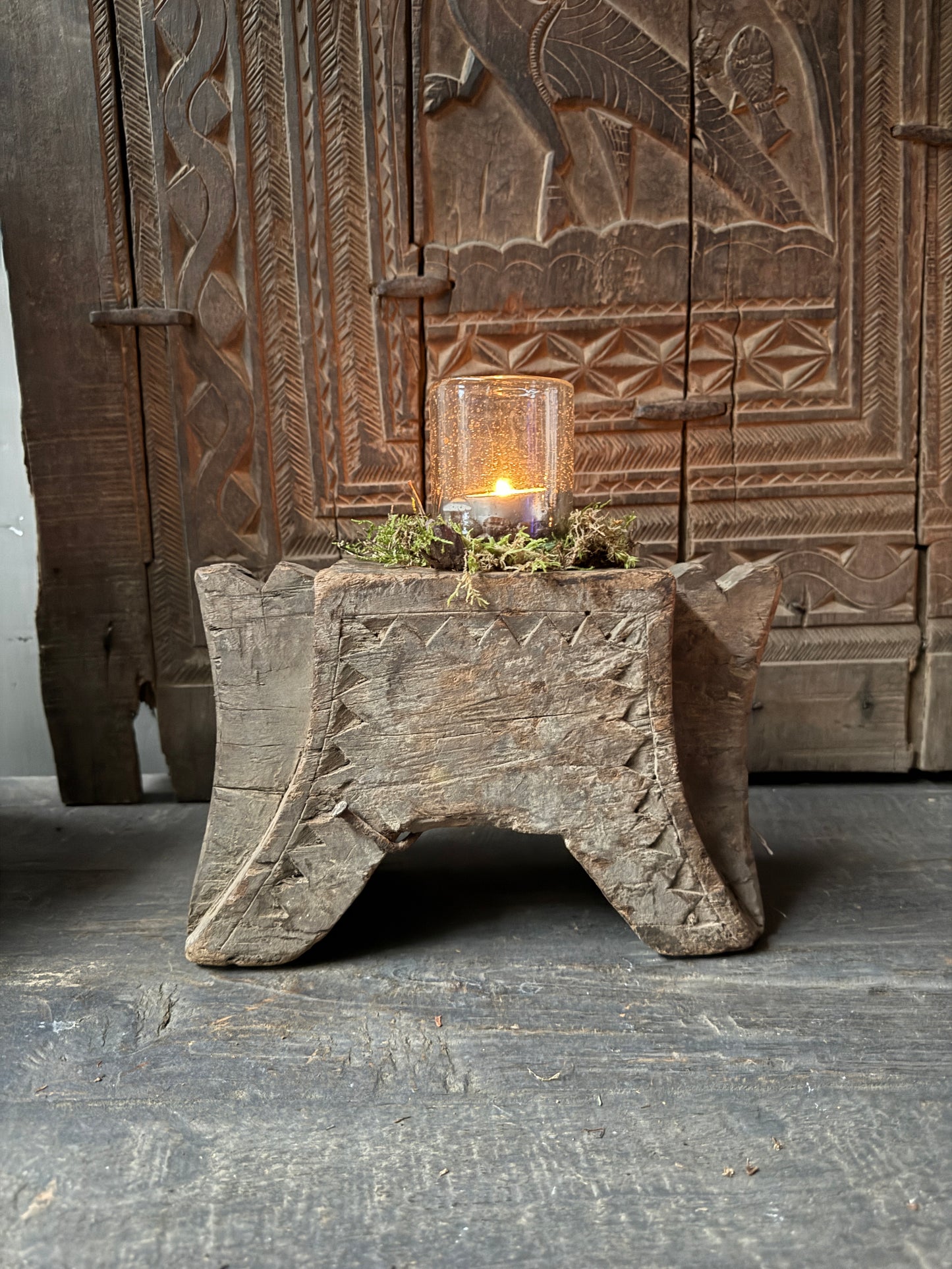 Ornament powder candlestick