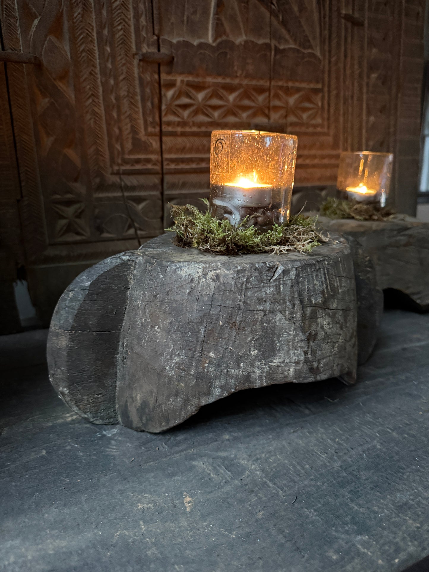 Poer ornament kandelaar