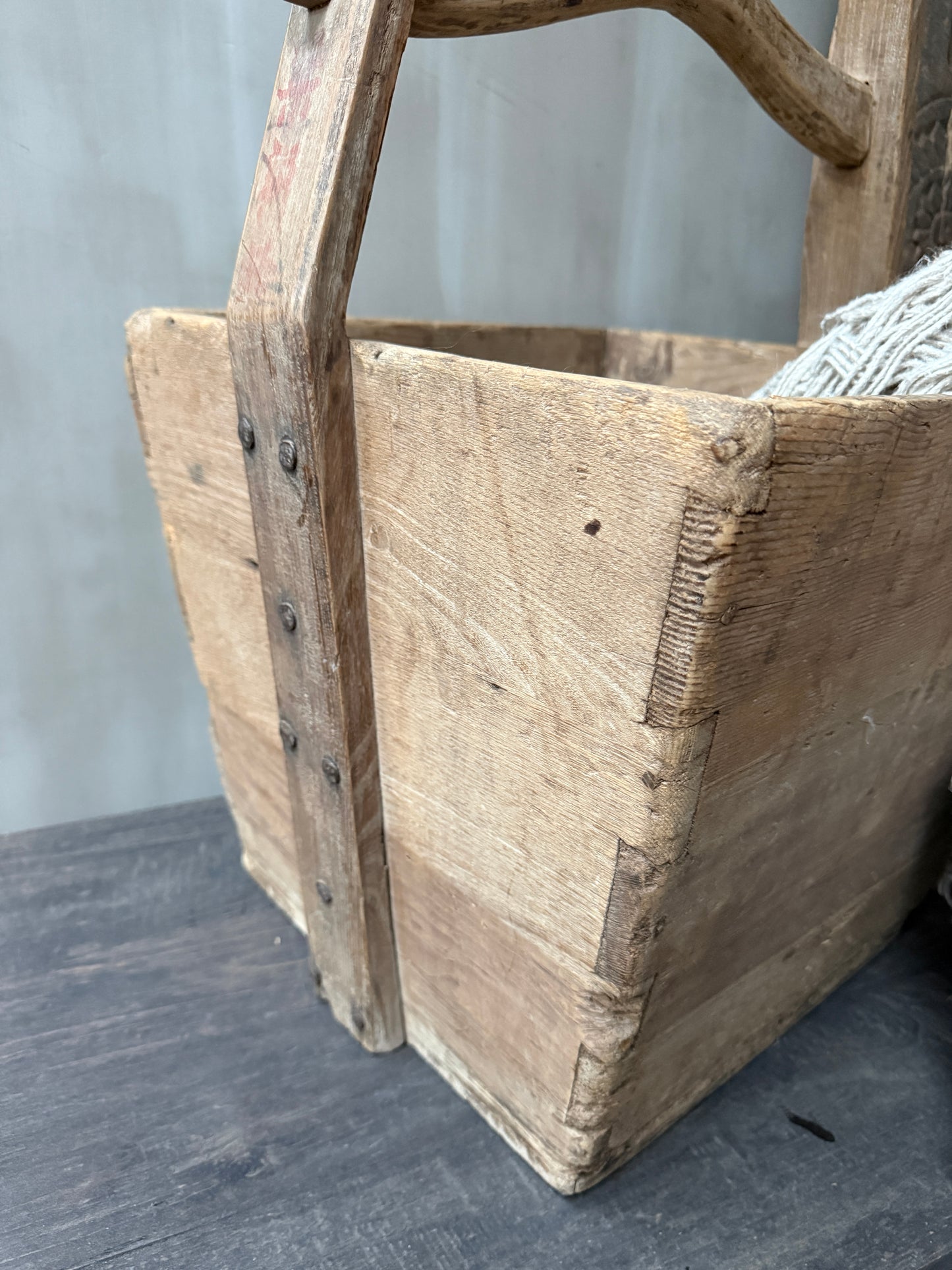 Chinesische Reisschale mit Griff