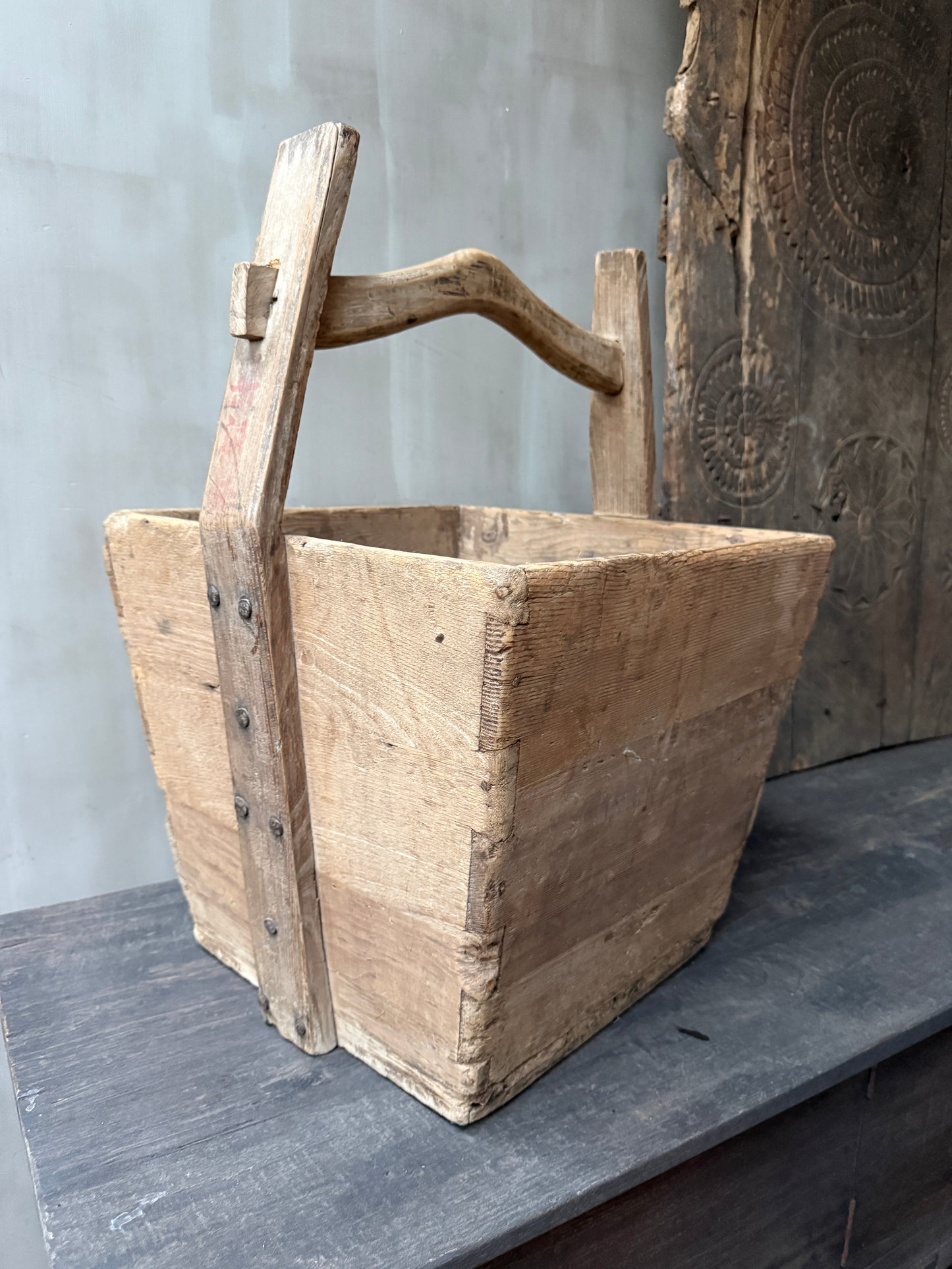 Chinesische Reisschale mit Griff