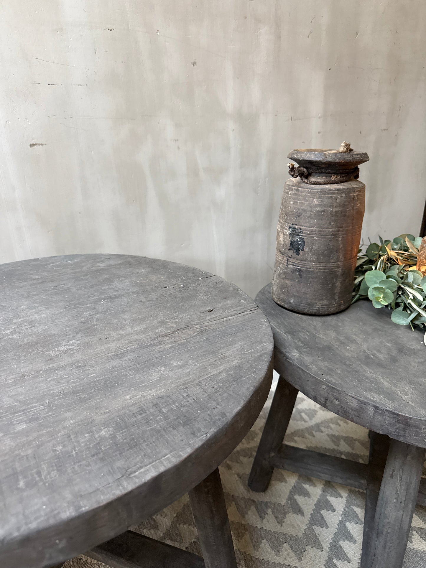 Runder Couchtisch Set Old Barn