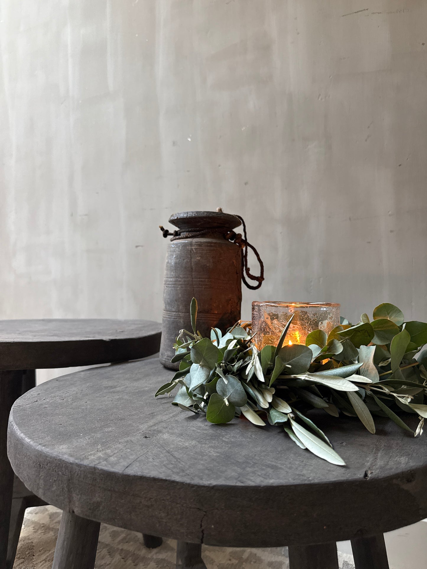 Runder Couchtisch Set Old Barn