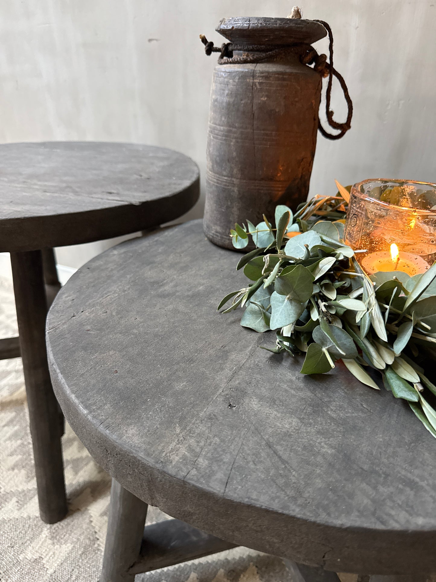 Runder Couchtisch Set Old Barn