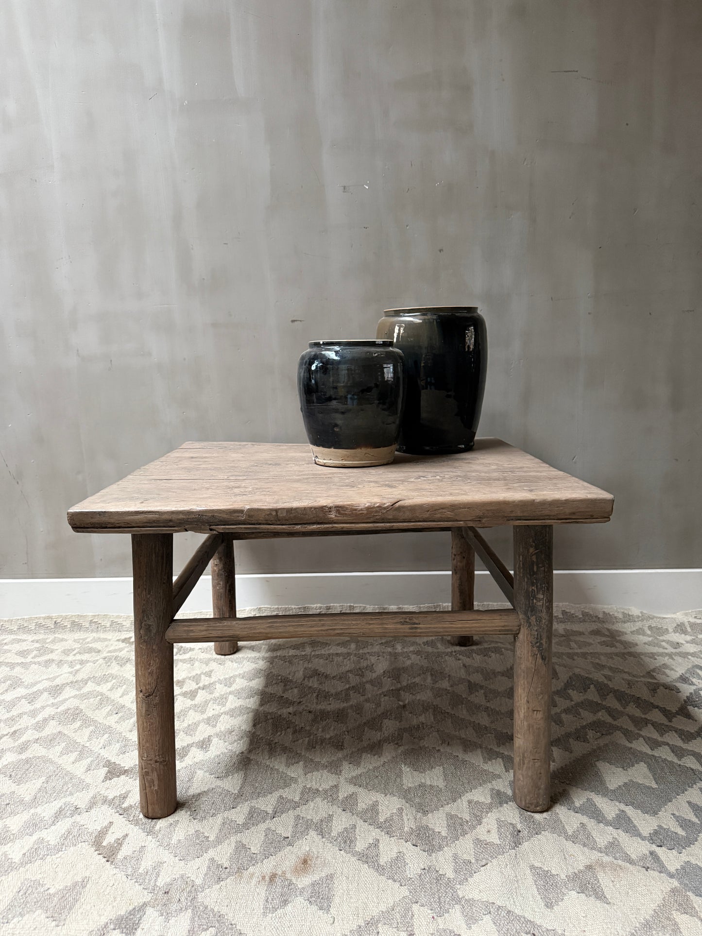 Salon-Beistelltisch aus Ulmenholz, China