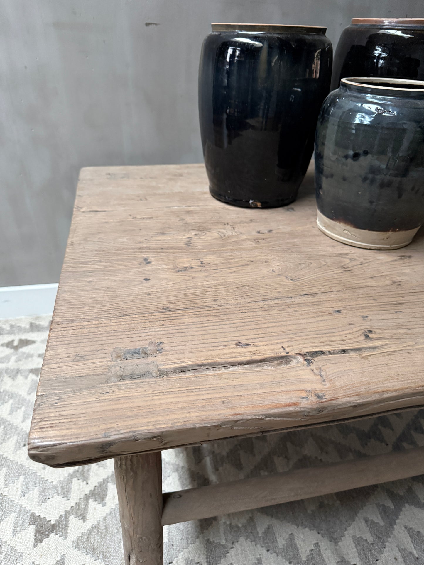 Salon-Beistelltisch aus Ulmenholz, China