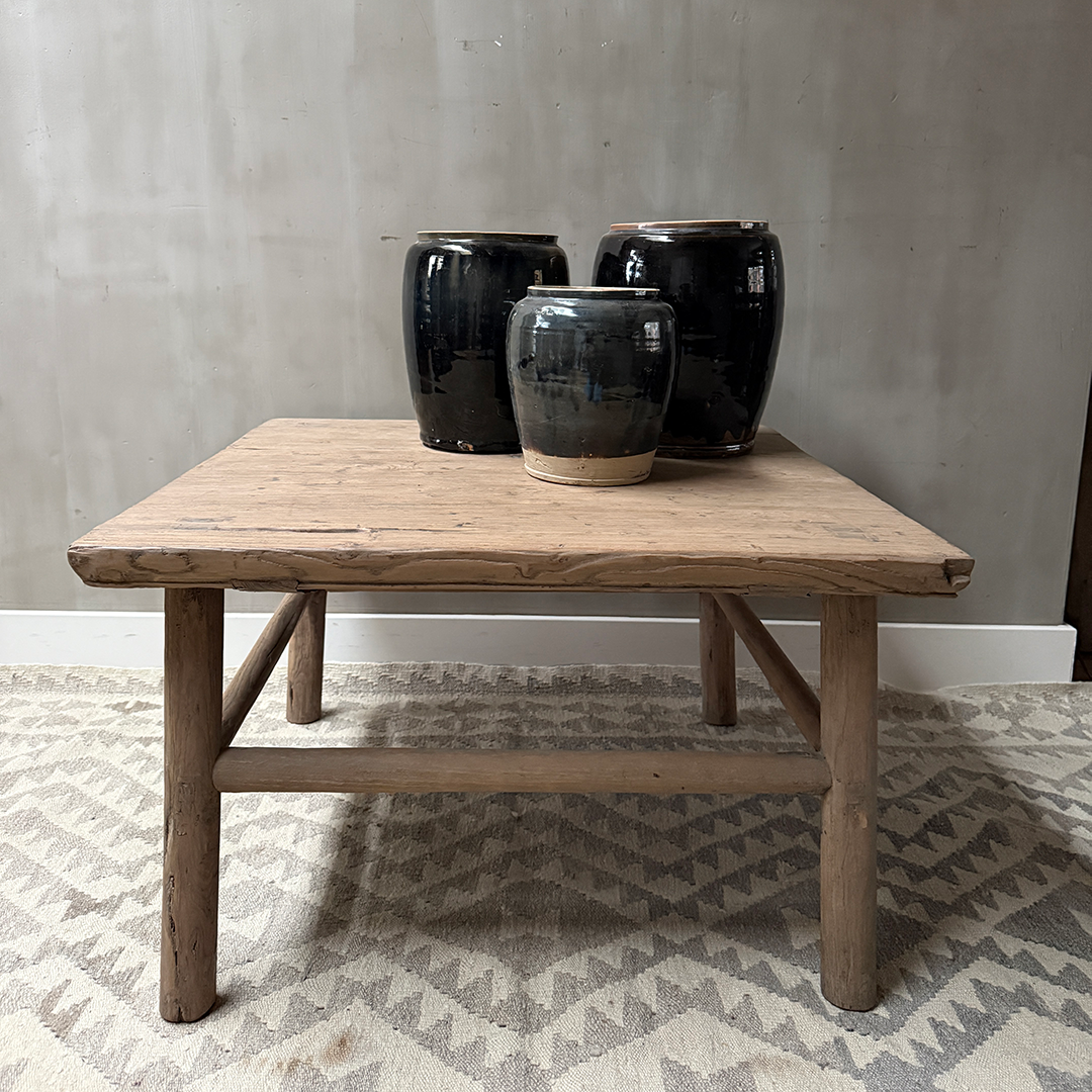 Salon-Beistelltisch aus Ulmenholz, China