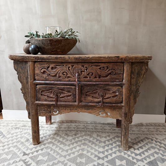Authentieke Chinese wandtafel / sidetable