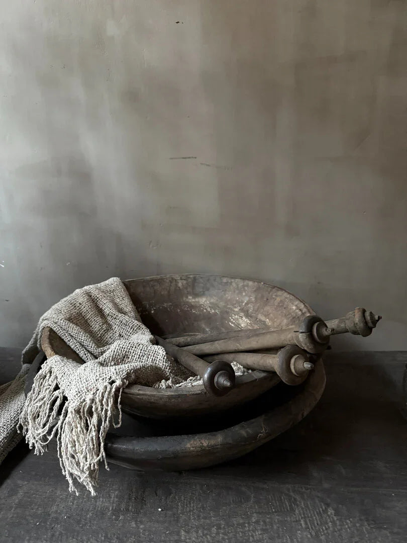 Oude houten spindel - My Sober Home