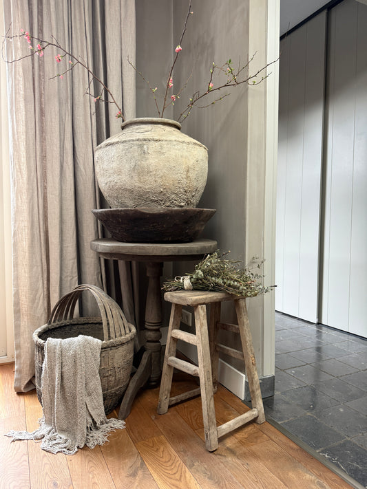 Interieur decoratie set wijntafel