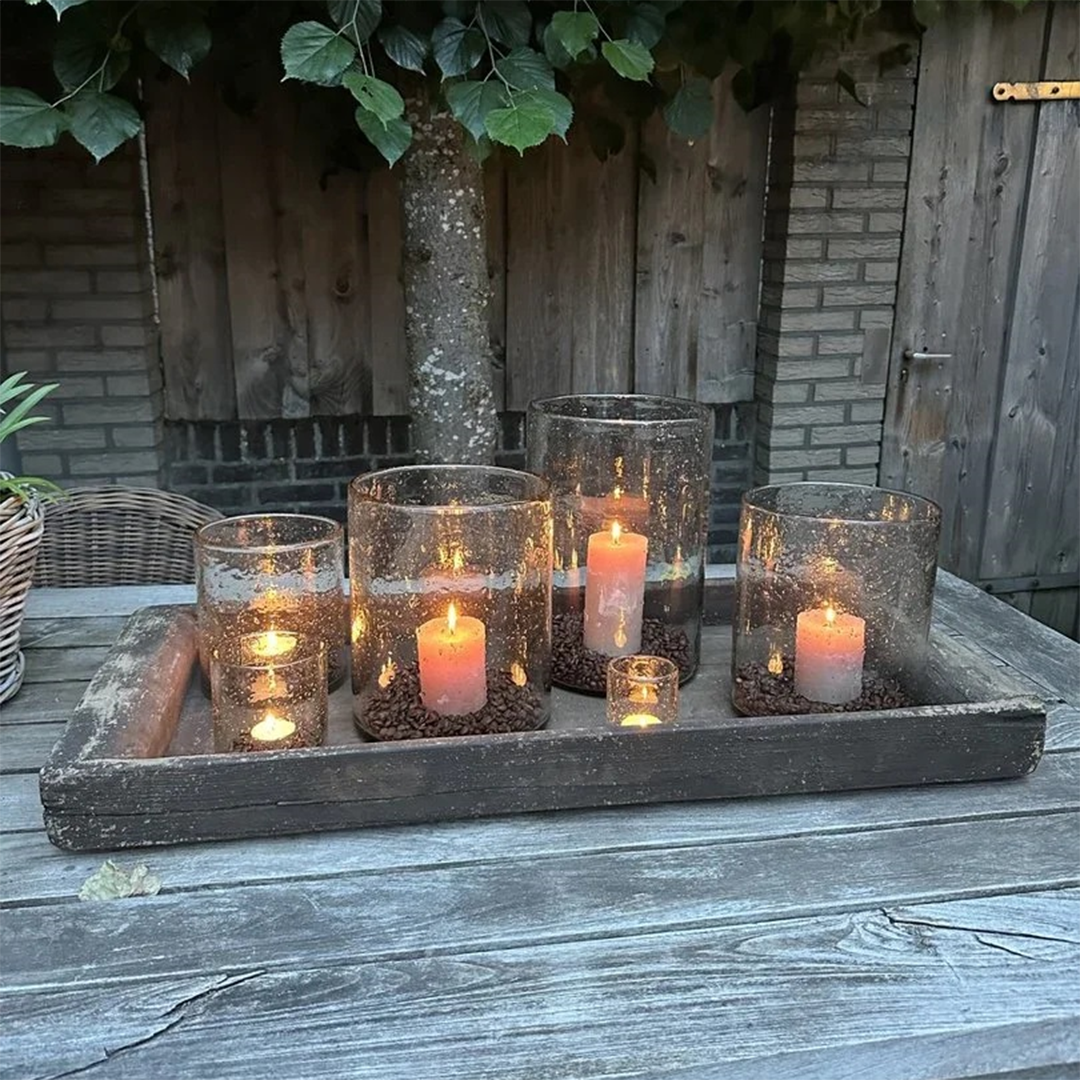 Wind light stone chippings 15x18 cm