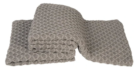 Schlammdecke Antwerpen, Wolkengrau, 130 x 170