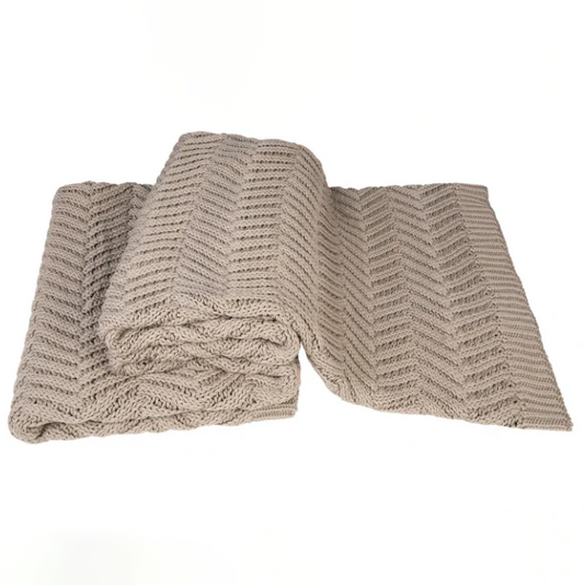 Silt blanket Vlieland Beige 130 x 170