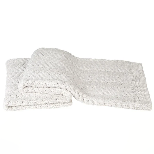 Silt blanket Vlieland Natural 130 x 170