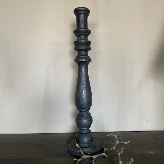 Kerzenständer, matt schwarz, 50