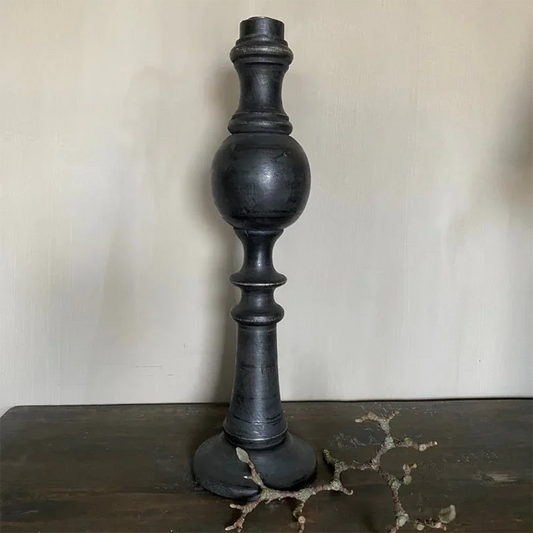 Kerzenleuchter, matt schwarz, 43